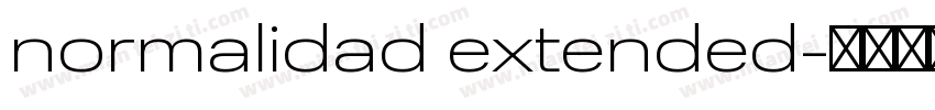 normalidad extended字体转换